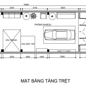 THIẾT KẾ 3D NHÀ PHỐ CHỊ HUYỀN BÌNH THẠNH